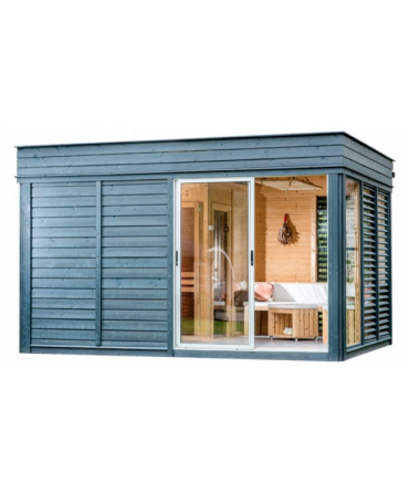 Sauna cube avec salon - 3 m...