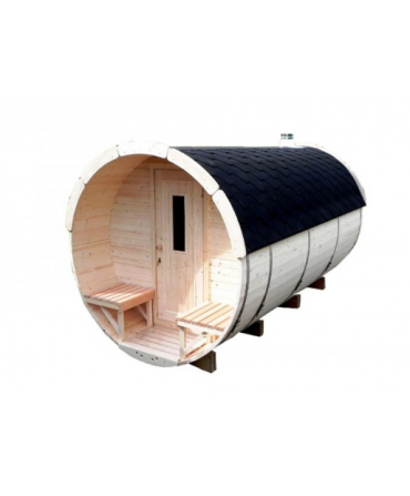 Sauna tonneau- 4,5 m x 2,27 m