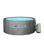 Spa semi-gonflable rond Vita Premium - 4 adultes + 2 enfants + mobilier ( 5 éléments)