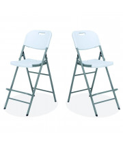 Ensemble de 2 chaises de mange debout