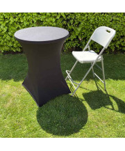 Housse élastique table de bar