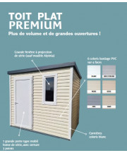 Abri de Jardin Premium Alpinia 3.72m²