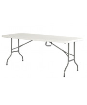 Table pliable classique - 6/8 personnes - dessus pliable